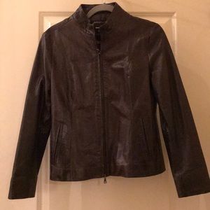 Italian Brown Leather Jacket